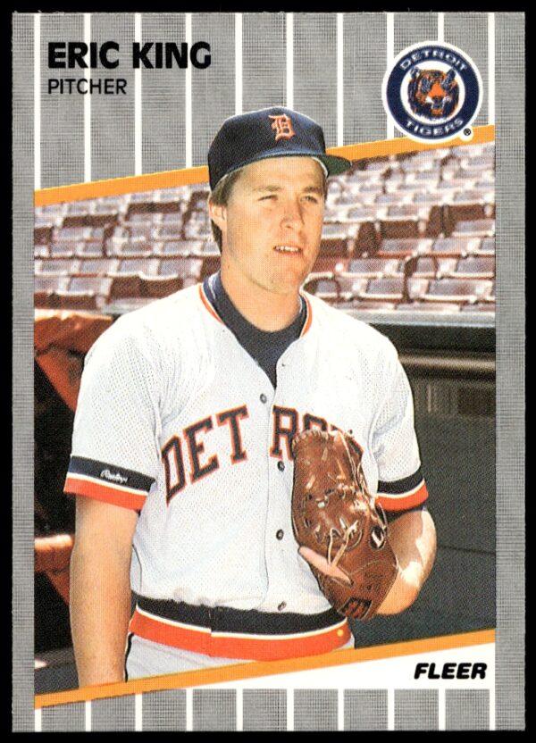 1989 Fleer Eric King #136 (Front)