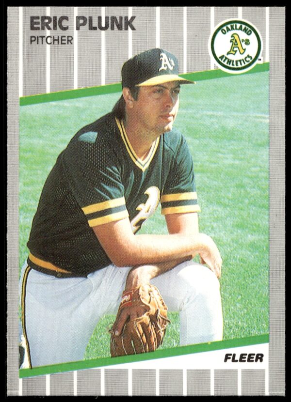 1989 Fleer Eric Plunk #20 (Front)