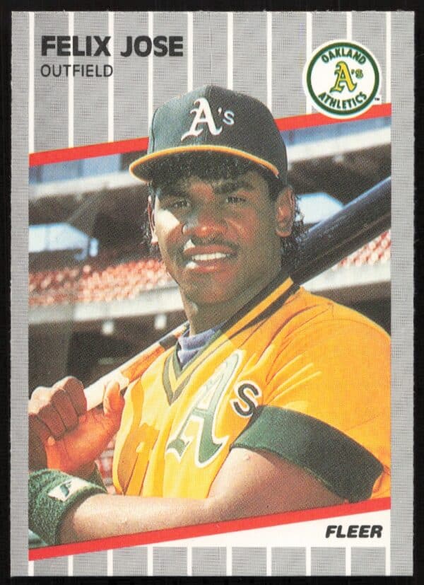 1989 Fleer Felix Jose #15 (Front)