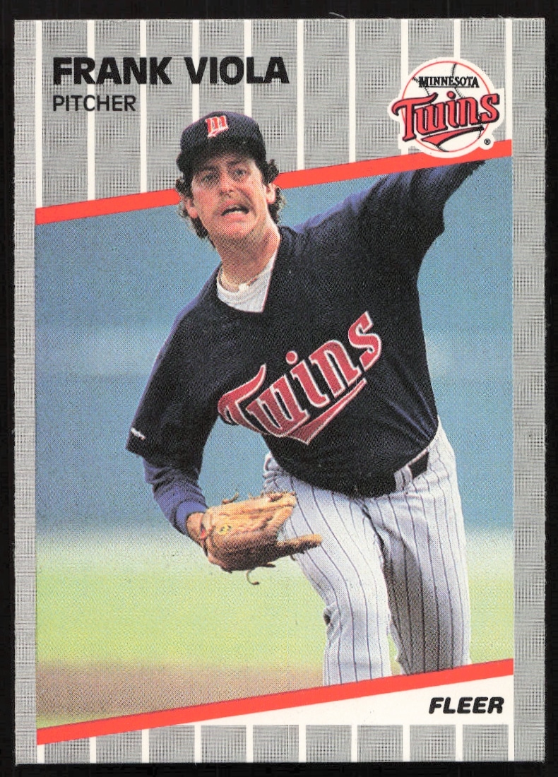 1989 Fleer Frank Viola #127 (Front)