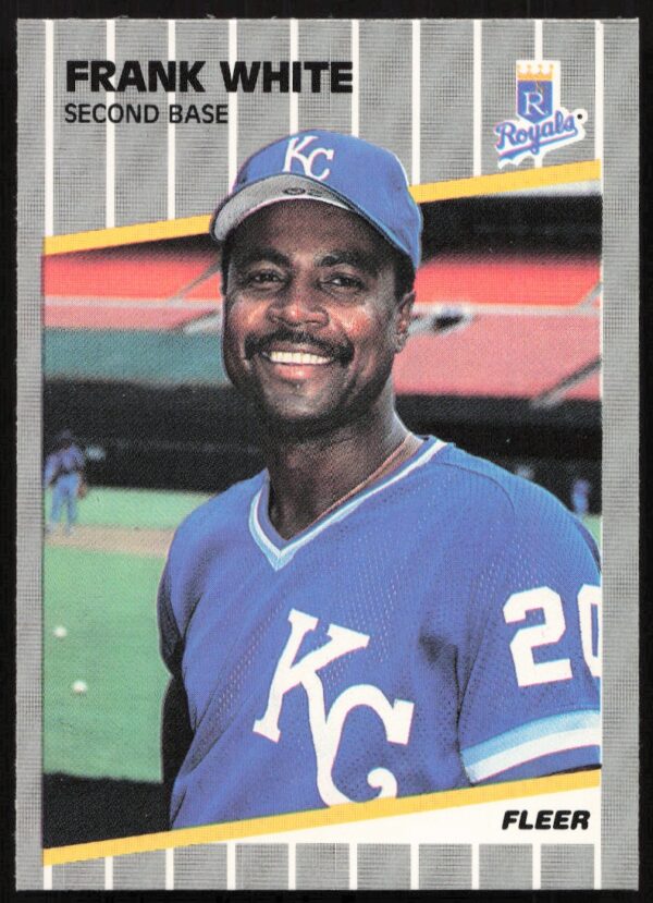 1989 Fleer Frank White #297 (Front)