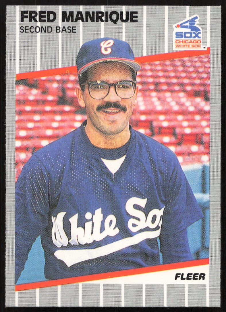 1989 Fleer Fred Manrique #503 (Front)