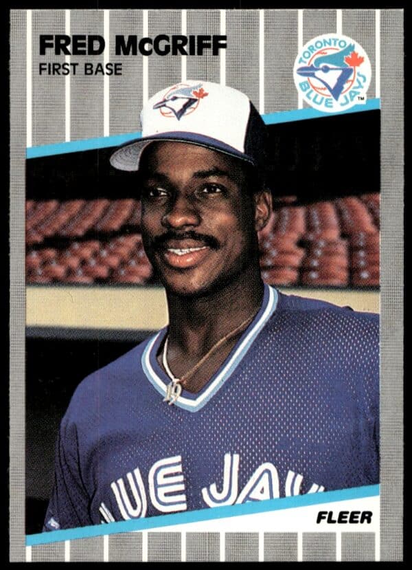 1989 Fleer Fred McGriff #240 (Front)