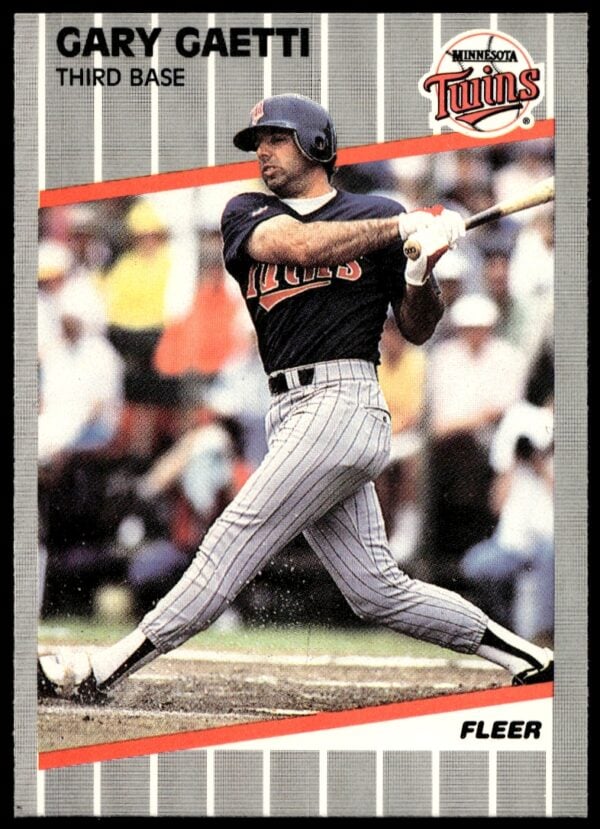 1989 Fleer Gary Gaetti #110 (Front)