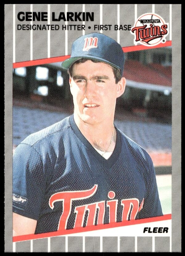 1989 Fleer Gene Larkin #117 (Front)