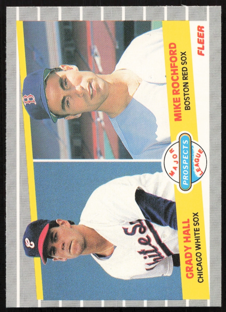 1989 Fleer Grady Hall / Mike Rochford MLP