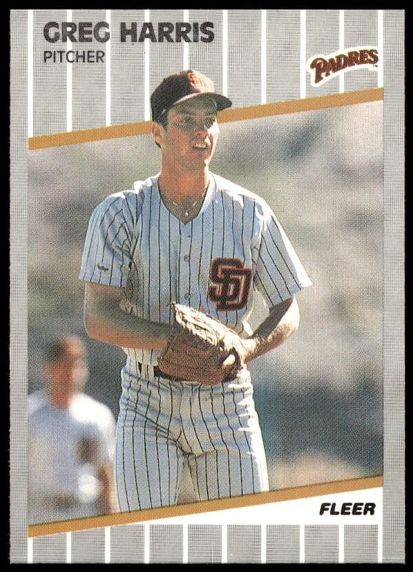 1989 Fleer Greg Harris #306 (Front)