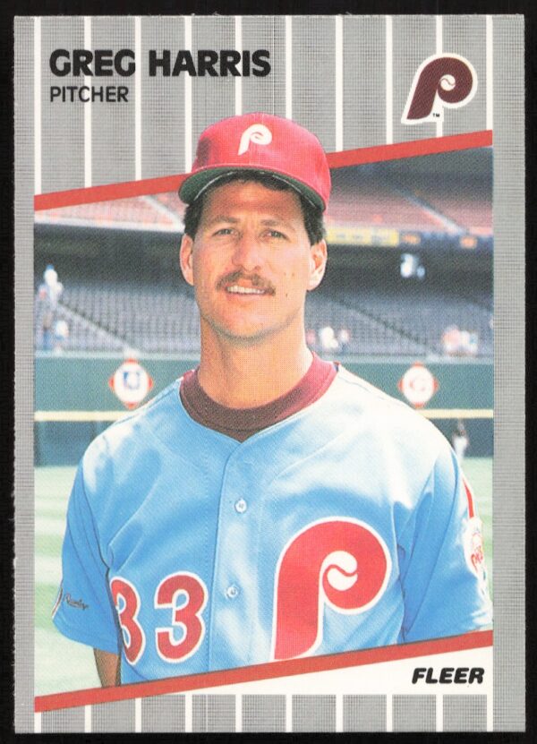 1989 Fleer Greg Harris #570 (Front)