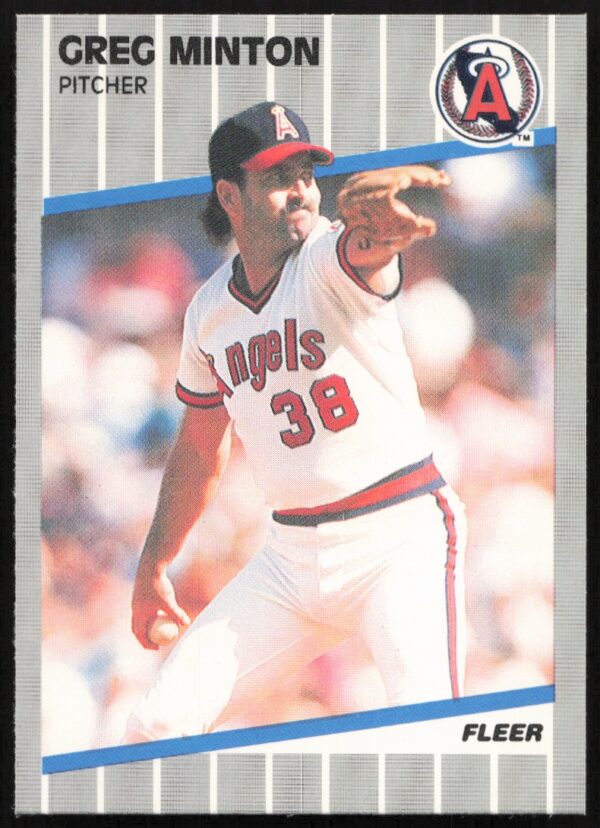 1989 Fleer Greg Minton #485 (Front)