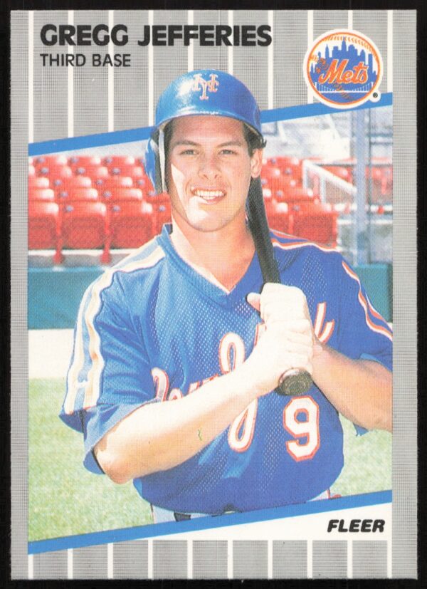 1989 Fleer Gregg Jefferies #38 (Front)