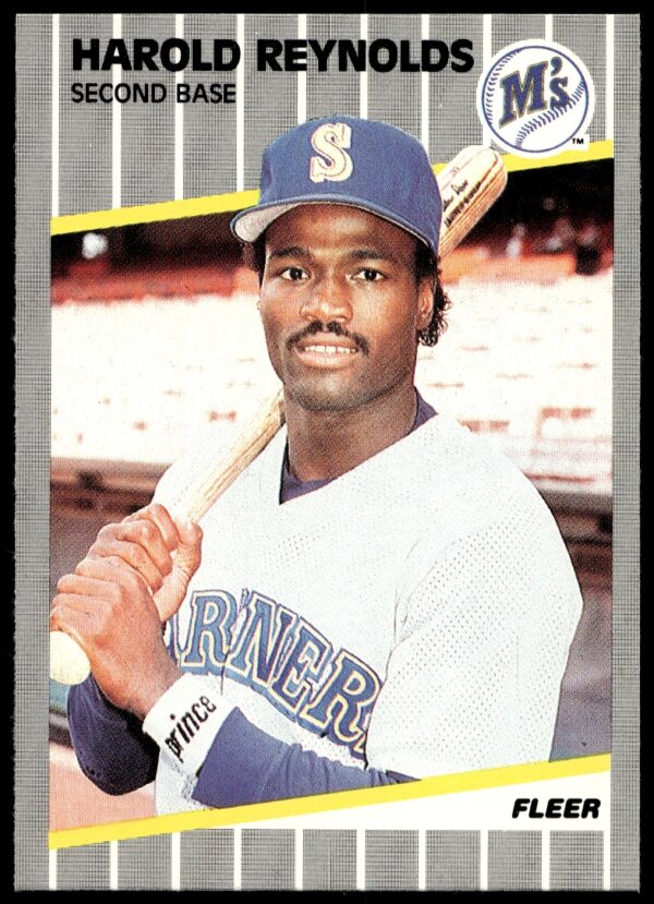 1989 Fleer Harold Reynolds #558 (Front)