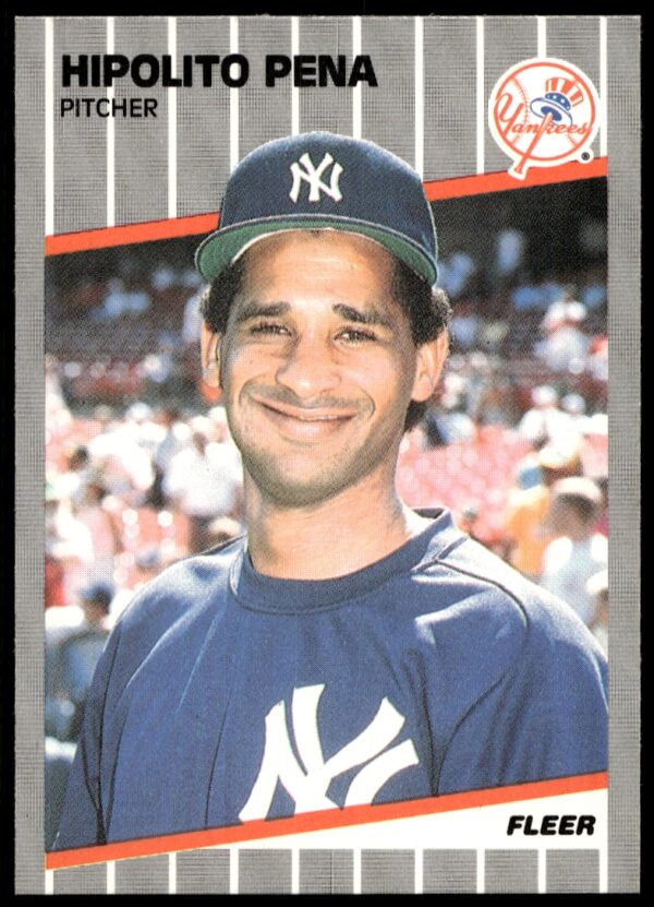 1989 Fleer Hipolito Pena #263 (Front)