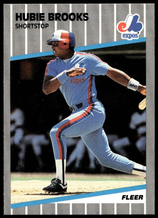 1989 Fleer Hubie Brooks #371 (Front)