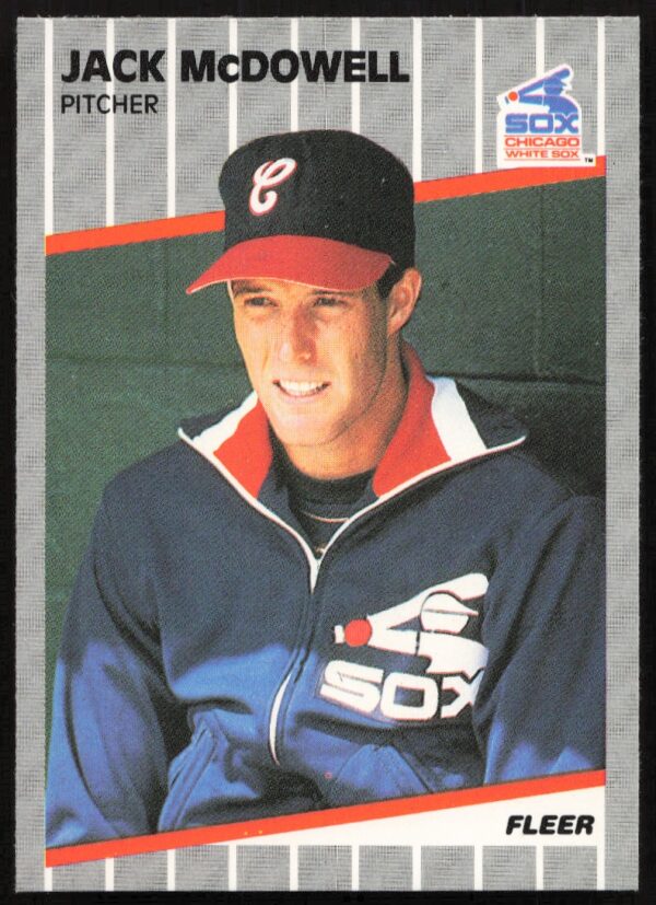 1989 Fleer Jack McDowell #504 (Front)