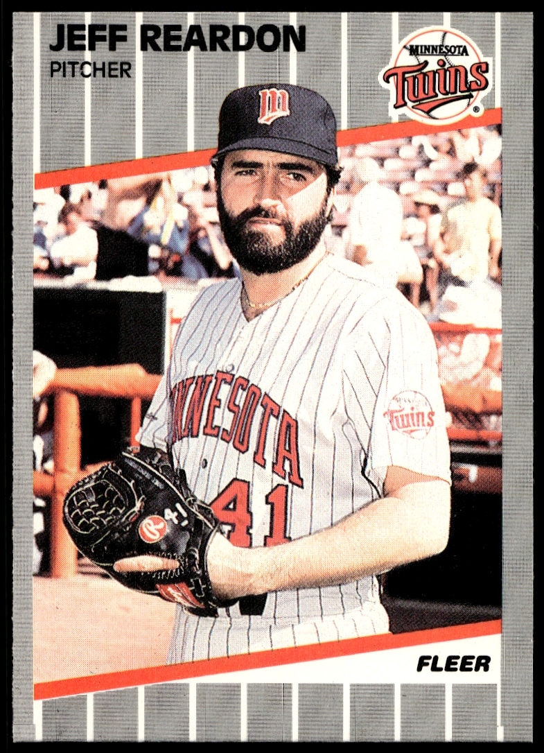 1989 Fleer Jeff Reardon #125 (Front)