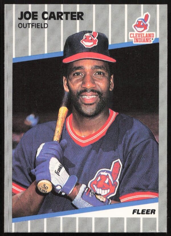 1989 Fleer Joe Carter #400 (Front)