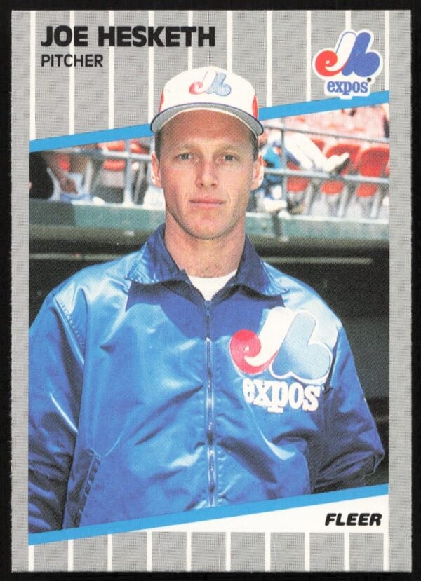 1989 Fleer Joe Hesketh #378 (Front)