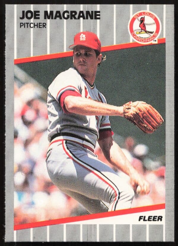 1989 Fleer Joe Magrane #455 (Front)