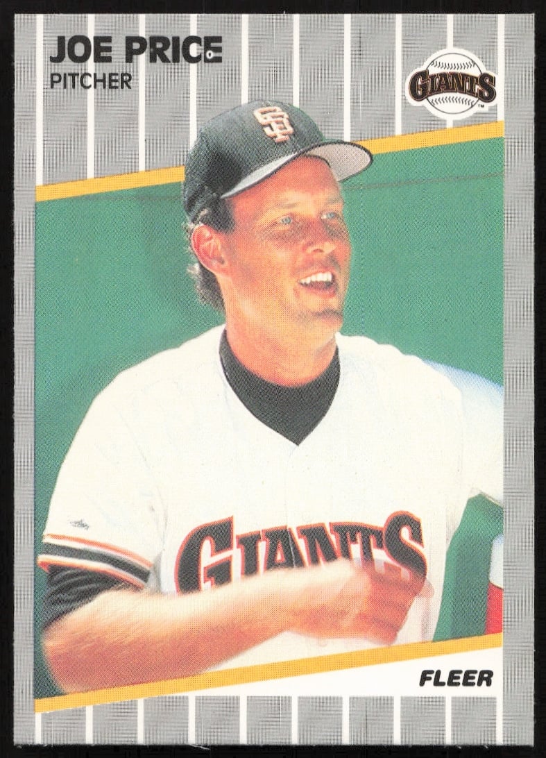 1989 Fleer Joe Price #339 (Front)