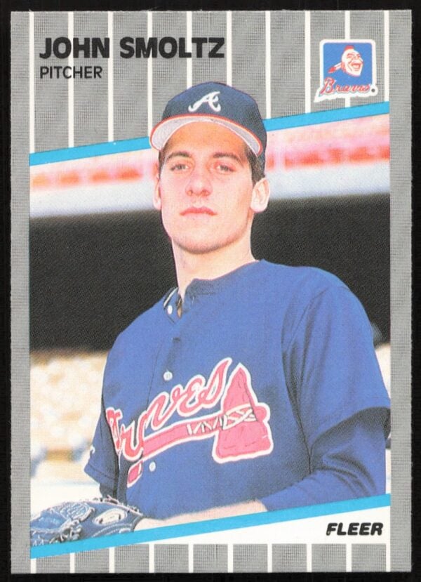 1989 Fleer John Smoltz #602 (Front)