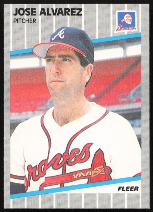 1989 Fleer Jose Alvarez #585 (Front)