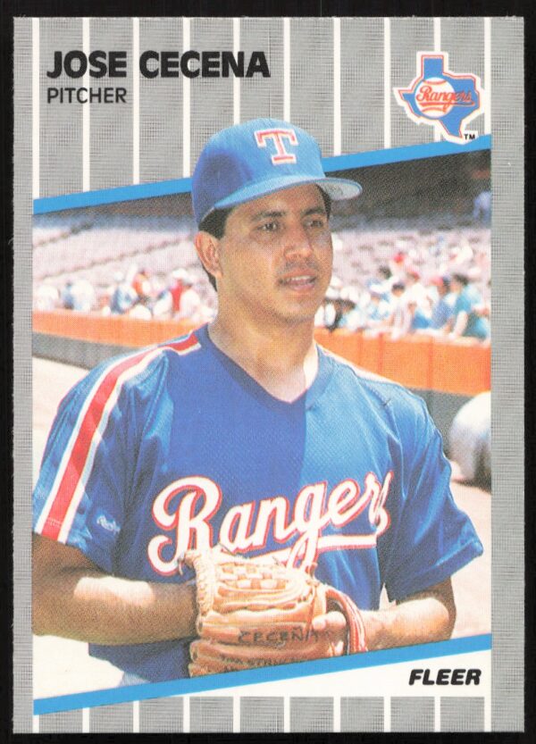 1989 Fleer Jose Cecena #516 (Front)