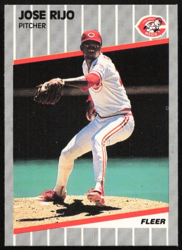 1989 Fleer Jose Rijo #168 (Front)