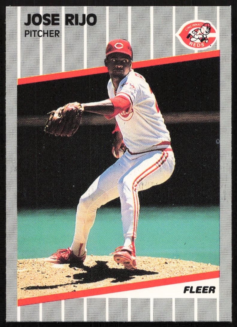 1989 Fleer Jose Rijo #168 (Front)