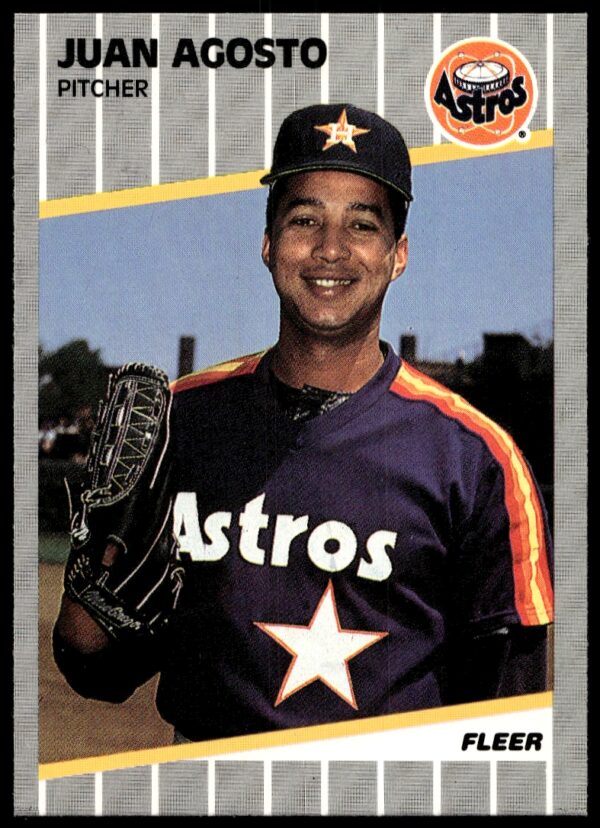 1989 Fleer Juan Agosto #348 (Front)