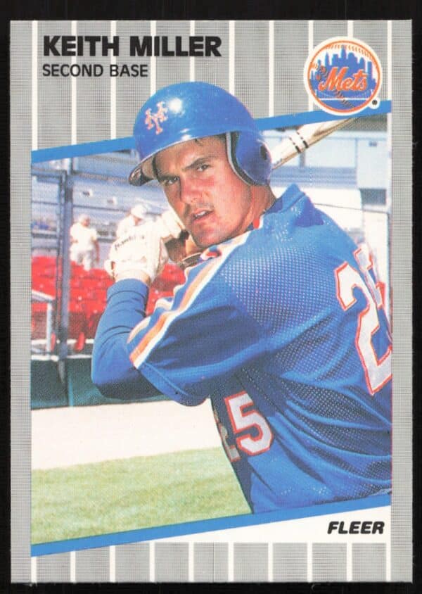 1989 Fleer Keith Miller #45 (Front)