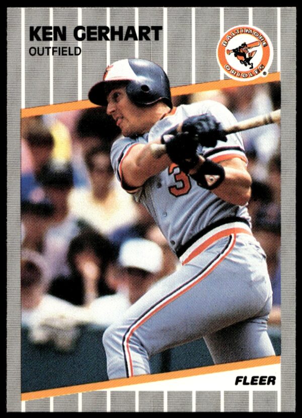 1989 Fleer Ken Gerhart #609 (Front)