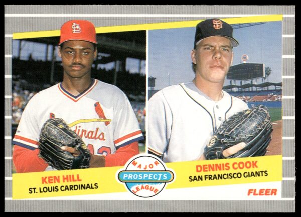 1989 Fleer Ken Hill / Dennis Cook MLP