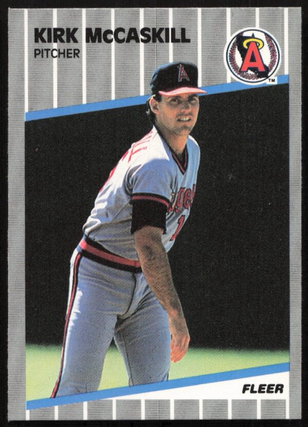 1989 Fleer Kirk McCaskill #483 (Front)