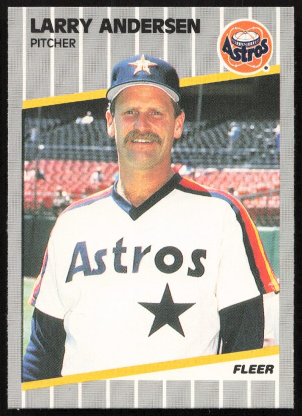 1989 Fleer Larry Andersen #349 (Front)