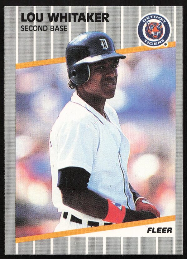 1989 Fleer Lou Whitaker #151 (Front)