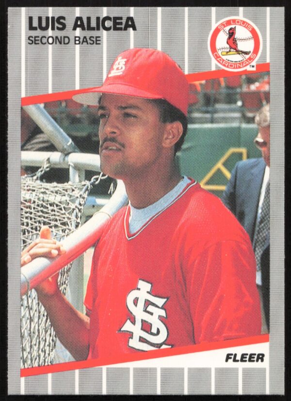 1989 Fleer Luis Alicea #443 (Front)