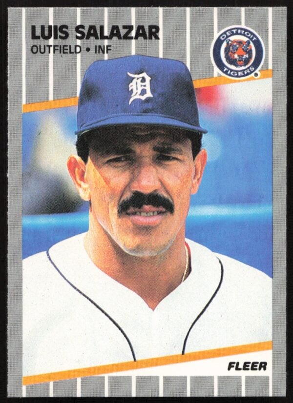 1989 Fleer Luis Salazar #144 (Front)