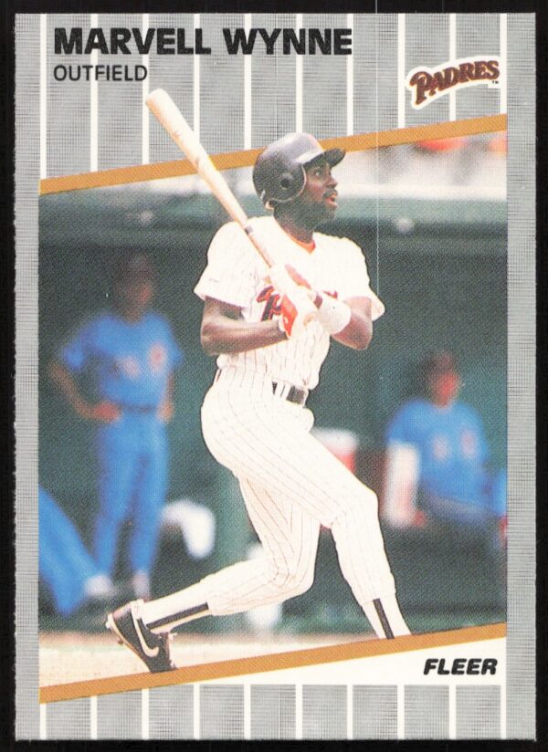 1989 Fleer Marvell Wynne #322 (Front)