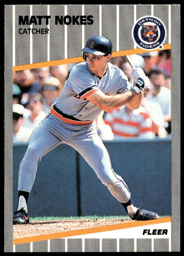 1989 Fleer Matt Nokes #140 (Front)