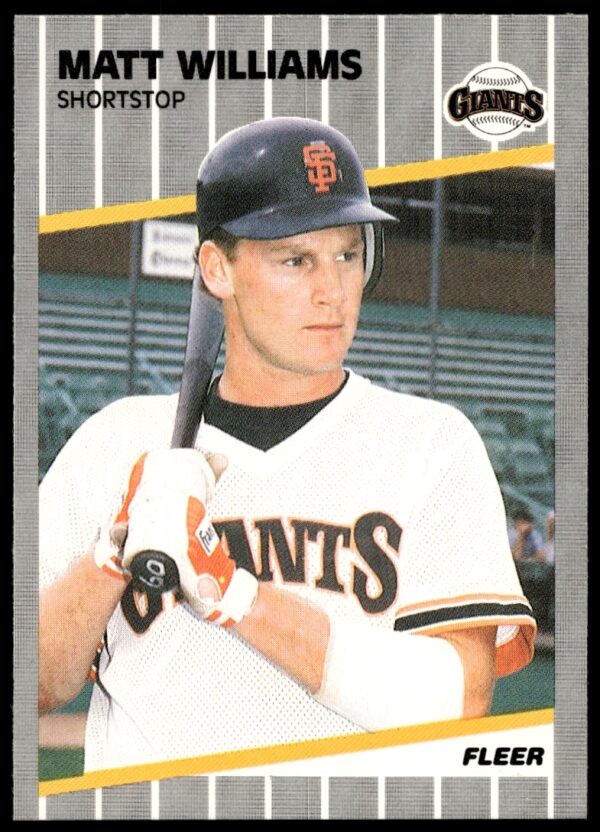 1989 Fleer Matt Williams #346 (Front)