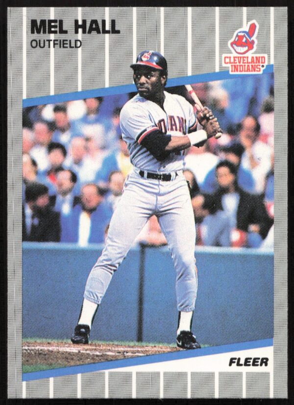 1989 Fleer Mel Hall #406 (Front)