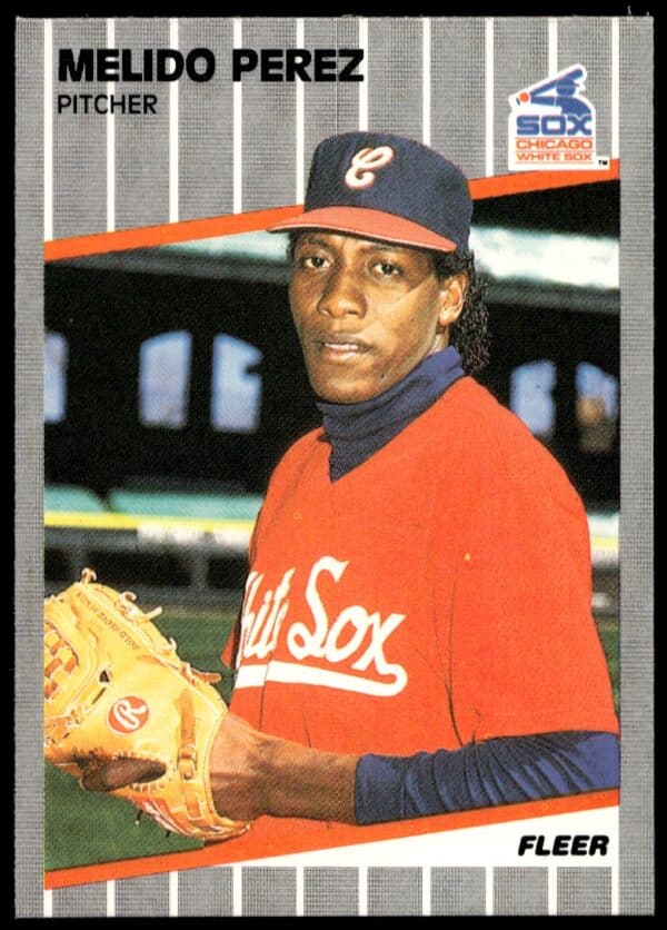 1989 Fleer Melido Perez #509 (Front)