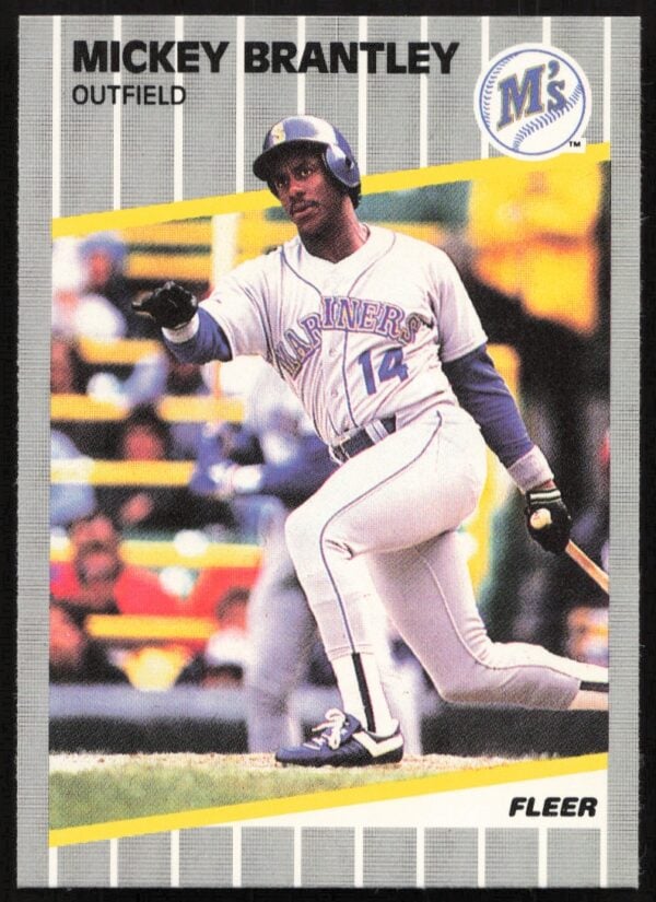 1989 Fleer Mickey Brantley #541 (Front)