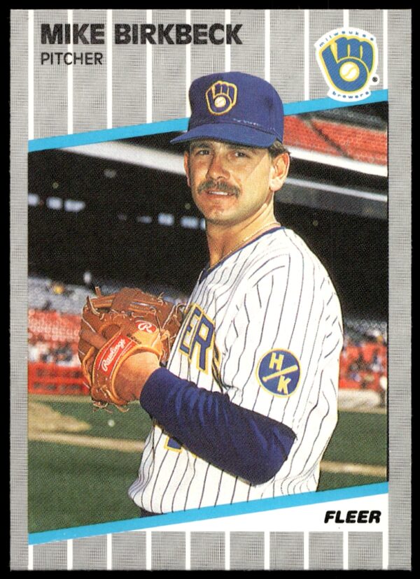 1989 Fleer Mike Birkbeck #178 (Front)