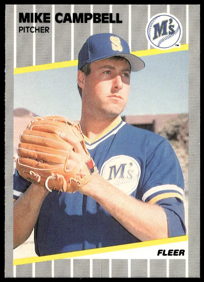 1989 Fleer Mike Campbell #543 (Front)