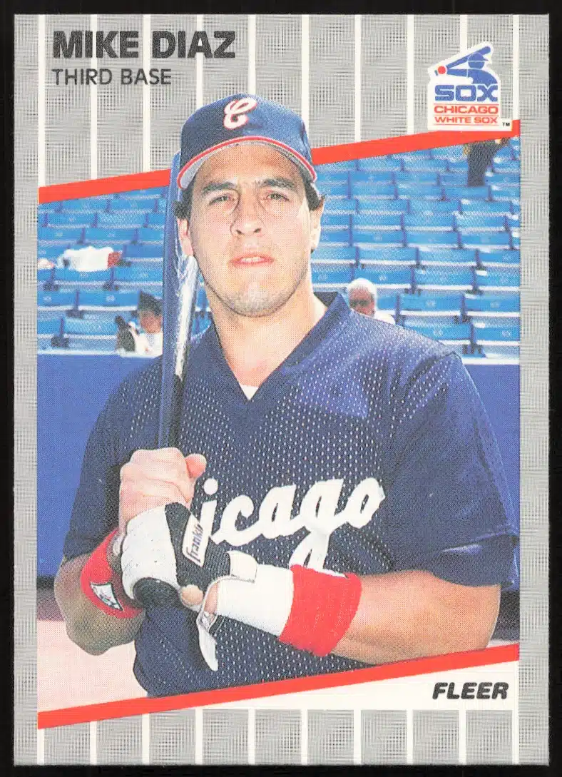 1989 Fleer Mike Diaz #494 (Front)