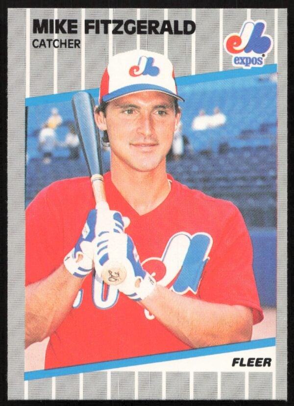 1989 Fleer Mike Fitzgerald #374 (Front)