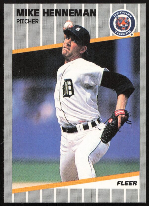 1989 Fleer Mike Henneman #134 (Front)