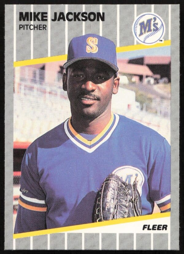 1989 Fleer Mike Jackson #550 (Front)