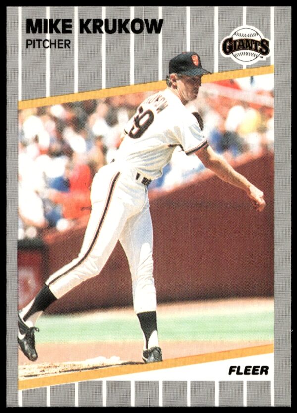 1989 Fleer Mike Krukow #331 (Front)